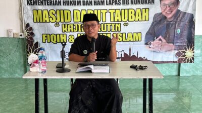 “Tak Pernah Ada Kata Terlambat, Warga Binaan Lapas Nunukan Semangat Ikuti Kajian Rutin Fiqih dan Hukum Islam”
