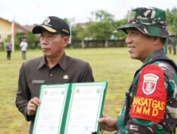 Sekda Nunukan Membuka Acara  TMMD Wilayah Perbatasan ke- 120 Tahun 2024