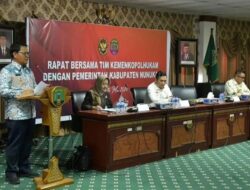 Wabup H. Hanafiah Bersama Jajaran Forkopimda, Menerima Kunker Tim Kemenko Polhukam