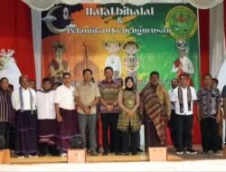Bupati Laura, Hadiri Halal BI Halal dan Pengukuhan Ketua K2NTT