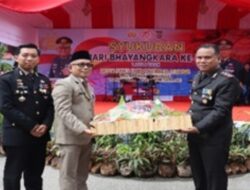 Kepala Kesbangpol Hadiri Upacara dan Syukuran HUT Bhayangkara ke- 78