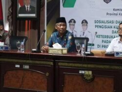 Komisi Informasi Provinsi kaltara Gelar Sosialisasi dan Bimtek Pengisian kuisoner Monitoring dan Evaluasi Keterbukaan Informasi Publik pada Perangkat Daerah Tahun 2024