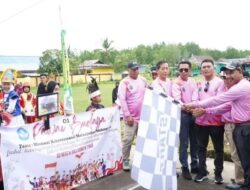 Pawai Budaya HUT Kabupaten Nunukan Ke- 25 di Pulau Sebatik  Diikuti 31 Peserta
