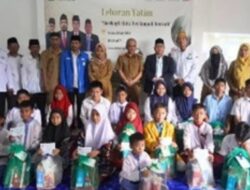 Lebaran Yatim, Berbagi 807 Paket Alat Sekolah Untuk Anak Yatim dan Difabel