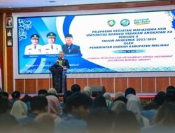 Lepas Mahasiswa KKN Secara Resmi, Pemkab Malinau Dapat Apresiasi dari Rektor UB Tarakan