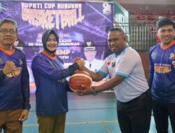 Rangkaian HUT Ke- 25,  Turnamen Basket Tingkat Pelajar Dibuka Oleh Bupati Nunukan