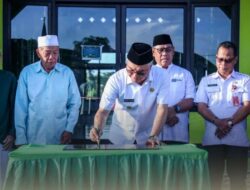Tanamkan Nilai- Nilai Kebajikan, Bupati Resmikan Masjid At Tauhid Desa Malinau Kota