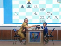 BMC Cabor Catur Dimulai, Bupati Launching Catur Digital Board Pertama Di Kaltara