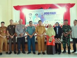 Wabup, H. Hanafiah, Membuka Job Fair Kabupaten Nunukan 2024