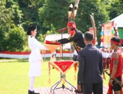 Upacara Peringatan HUT RI Ke 79  di Kecamatan Lumbis Hulu, Berjalan Dengan Hikmat