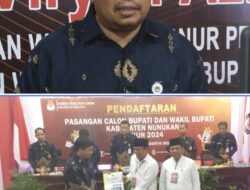 KPU Nunukan Terima Pendaftaran Pertama Paslon, Basri- Hanafiah