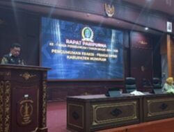 Rapat Paripurna I Masa Sidang I Tahun 2024- 2025, Pengumuman Fraksi- Fraksi