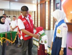 Lepas Peserta Jumbara PMR Ke- II, Bupati Nunukan Berharap Tetap Menjunjung Tinggi Nilai- Nilai Sportifitas