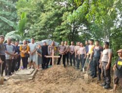 Wujud Kepedulian Terhadap Masyarakat, Polres Nunukan Bantu Makamkan Jenazah Warga yang Ditemukan Meninggal