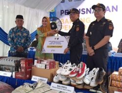 Bupati Laura Hadiri Acara Hibah dan Pemusnahan Hasil Penindakan Bea Cukai Nunukan
