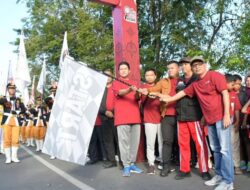 Bawaslu Nunukan Gelar Jalan Sehat, Ajak Masyarakat Dalam Pengawasan Tahapan Pemilu