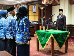 Beralih Ke Jabatan Fungsional, 4 Pejabat Di Lingkungan Pemkab Nunukan Di Lantik