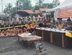 Polres Nunukan Musnahkan 10.825,88 Gram Sabu dan 731 Butir Pil Ekstasi