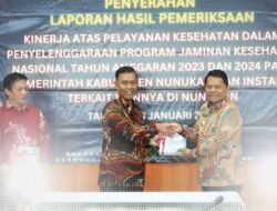 Wabup H. Hanafiah Hadiri Penyerahan LHP Kinerja Atas Pelayanan Kesehatan Dalam Penyelenggaraan Program JKN dari BPK Perwakilan Kaltara