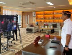 Gubernur Zainal Hadiri Launching SPI 2024 KPK RI Melalui Virtual