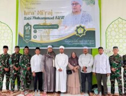 Momen Penuh Makna, Peringatan Isra Mi’raj di Pesantren Al Khairat Desa Tanjung, Aru Dihadiri Anggota DPRD dan Satgas Pamtas RI