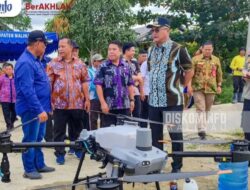 Uji Coba Drone DJI Agras Guna Tingkatkan Efisiensi dan Produktivitas Petani