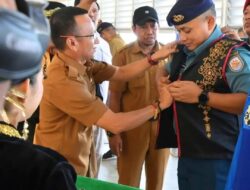 Wabup Nunukan Sambut Kedatangan Danlanal Baru