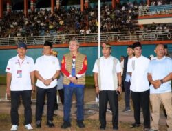 Gubernur Kaltara Membuka Resmi Turnamen Sepak Bola Liga 4 Tahun 2025