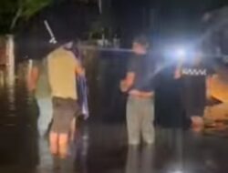 Gercep, Mati Lampu Disertai Hujan Deras Bupati Nunukan Pantau Kondisi Banjir