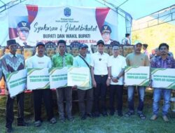 Bupati dan Wakil Bupati Nunukan, Hadiri Halalbihalal di Kampung Enrekang Desa Binalawan Kecatan Sebatik Barat