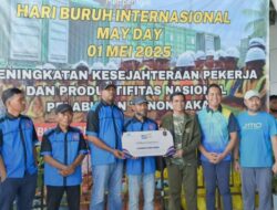 Bupati H. Irwan Sabri, Hadiri Peringatan Hari Buruh Internasional