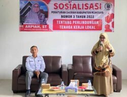 Lindungi Tenaga Kerja Lokal, Wakil Ketua DPRD Sosialisasikan Perda Nomor 3 Tahun 2022