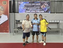 Turnamen Badminton Pra PORWADA II Kaltara di Nunukan Jadi Ajang Pemanasan Wartawan