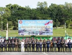 Wakili Bupati, Plt. Sekda menghadiri Upacara HUT TNI Ke – 80