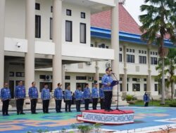Sekda Malinau, Pimpin Apel Gabungan Korpri