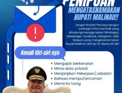Bupati Malinau Menghimbau Masyarakat Pengguna media Sosial, Agar Waspada Terhadap Akun Palsu Yang Mengatasnamakan Dirinya