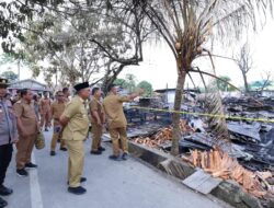 Wabup Malinau, Bertemu Keluarga Korban Kebakaran di Desa Respen