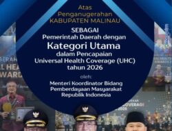 Bupati Malinau, Menerima Penghargaan UHC Award Tahun 2026 Ketegori Utama