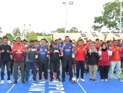 Satgas Pamtas RI-Malaysia Yonkav 13/SL Gelar Turnamen Bola Volly Kavaleri Cup Tahun 2026 dalam rangka Hari Ulang Tahun (HUT) Ke – 76 Kavaleri TNI AD