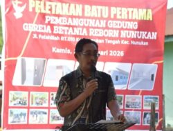 Asisten Administrasi Umum Setda Hadiri Peletakan Batu Pertama Pembangunan Gereja Betania Reborn Nunukan