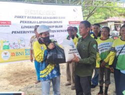 603 Pekerja Lapangan DLH, Terima Paket Sembako Ramadhan