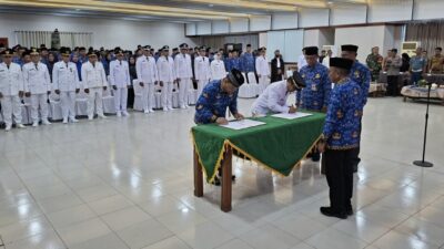 Pelantikan 208 Pejabat, Bupati Tegaskan Sesuai Sistem Merit dan Akan Evaluasi  Kinerja Setelah Enam Bulan