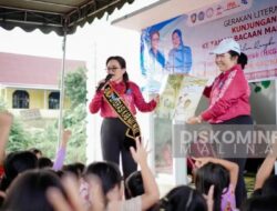 Anak- Anak Antusias, Ketua PKK Malinau Hadirkan Dongeng Interaktif di TBM Sesua