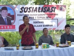 Hasbi Gelar Sosialisasi Perda Pengelolaan Sampah di Nunukan Selatan