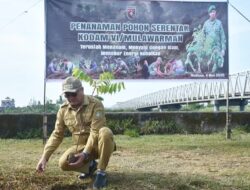 BUPATI WEMPI W MAWA, APRESIASI GERAKAN PENANAMAN POHON SERENTAK KODAM VI/MULAWARMAN