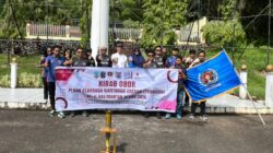 Tiba di Tarakan, Kirab Obor Porwada II Kaltara Disambut Meriah, PWI Target Pertahankan Juara Umum