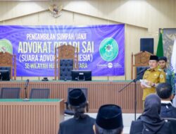 Pengangkatan Advokat Peradi SAI, Wagub Ingatkan Pentingnya Menjaga Integritas