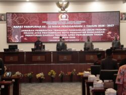 Pemprov Kaltara Sampaikan Jawaban Terhadap Pandangan Umum Fraksi Atas Ranperda Perubahan APBD 2026